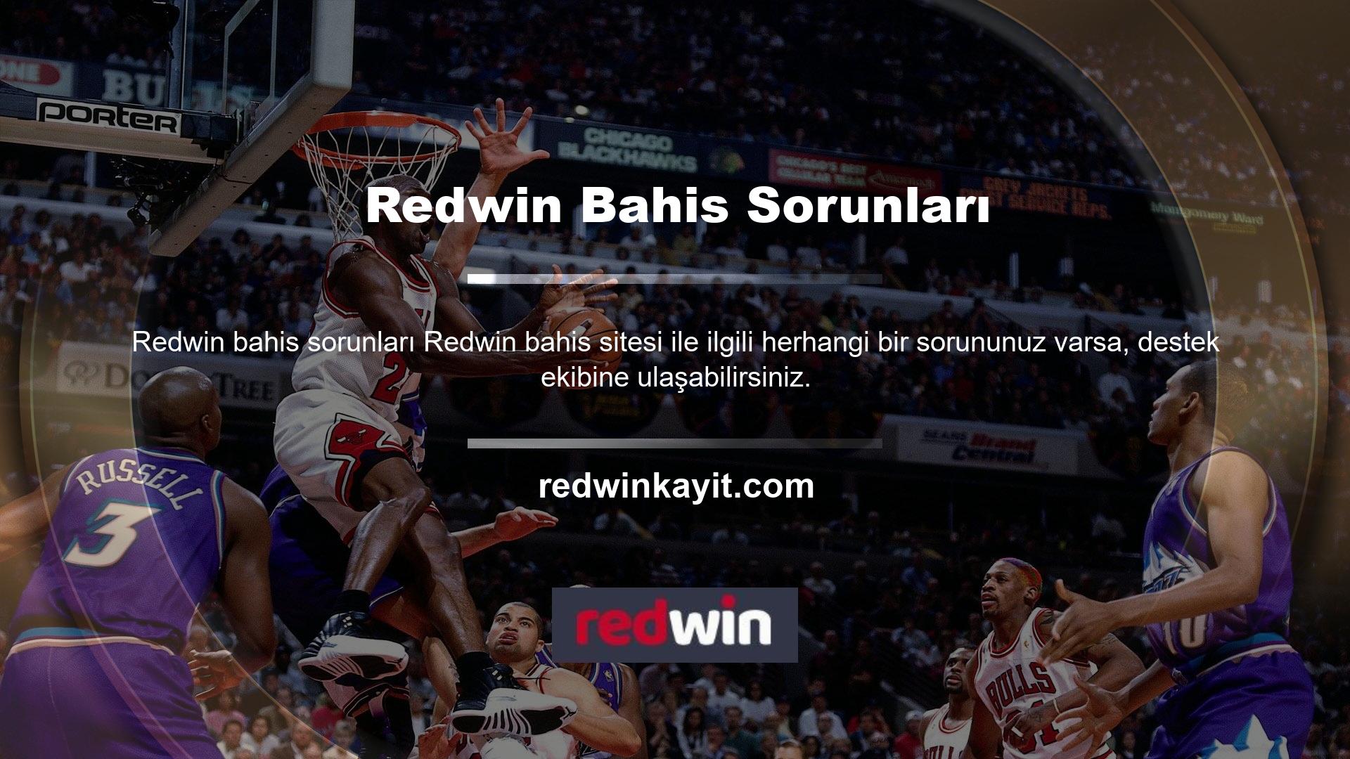Redwin ile nasıl iletişime geçilir
